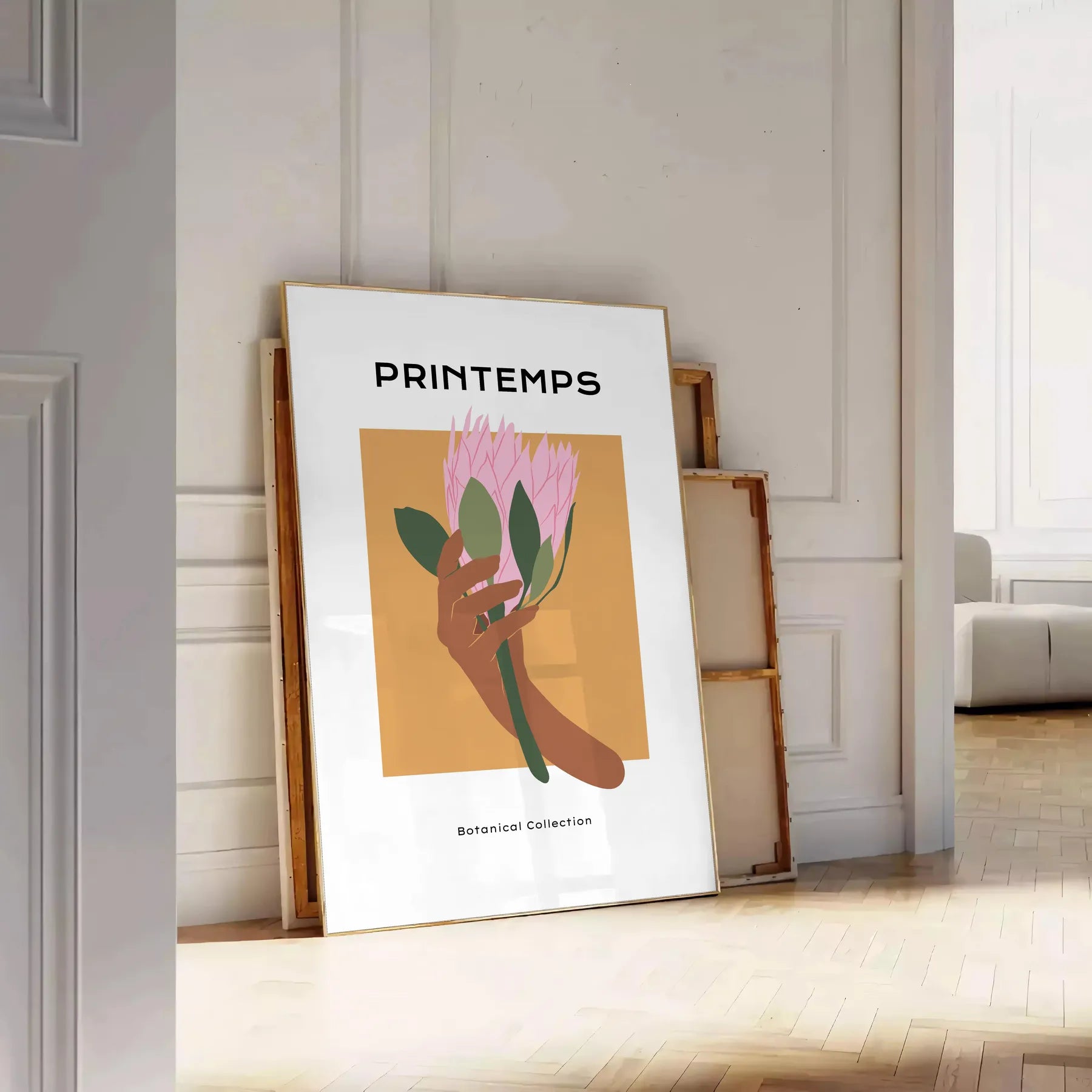 space captivating Botanical 16 poster prints lush greens vibrant oranges exquisite wall art touch nature room unique gift sizes A4 cm A0 decor today