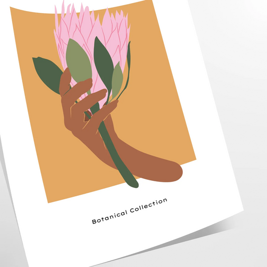 space captivating Botanical 16 poster prints lush greens vibrant oranges exquisite wall art touch nature room unique gift sizes A4 cm A0 decor today